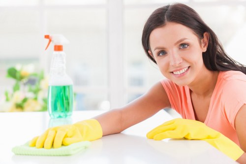 Professional carpet cleaner in Kings Cross preparing a deep clean in a home interior