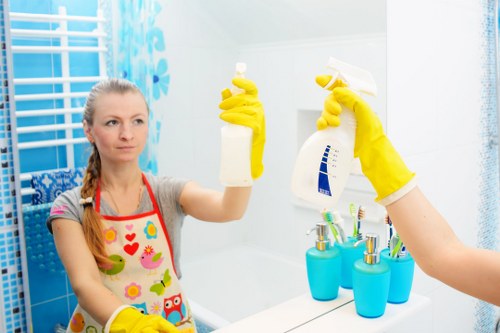 Professional stain removal treatment in a Kings Cross home