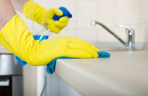 Illustration of protected online carpet cleaning payment process in Kings Cross