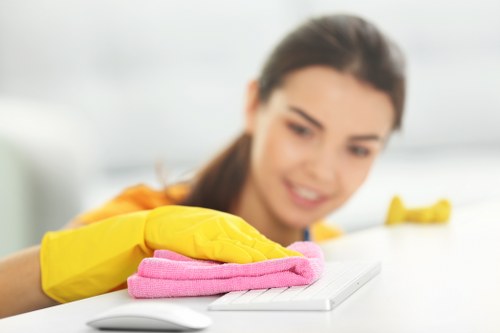 Deep cleaning equipment used on upholstered furniture