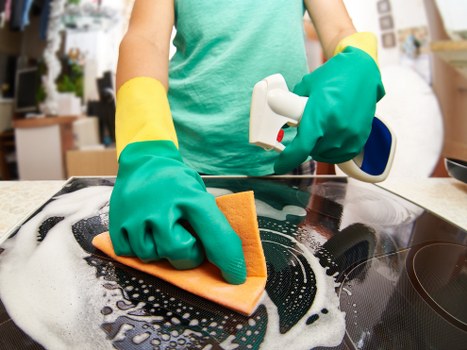 PPE used by carpet cleaners during a Kings Cross job